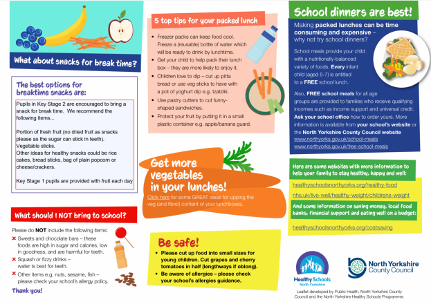 Healthy packed lunch 2